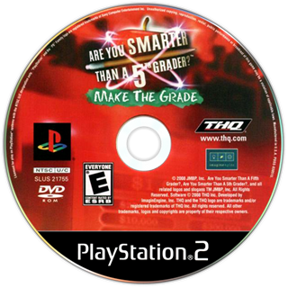 Are You Smarter Than A 5th Grader? Make the Grade media 5 for Playstation 2